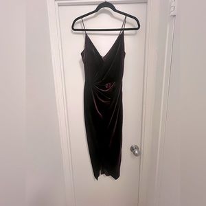 Betsy Johnson velvet midi dress